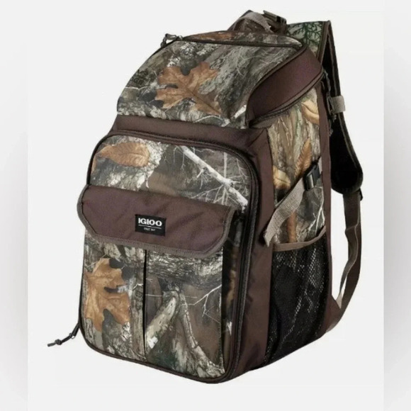 Igloo RealTree 30 Cans Gizmo Backpack Insulated CoolerCamouflage New - Picture 1 of 13